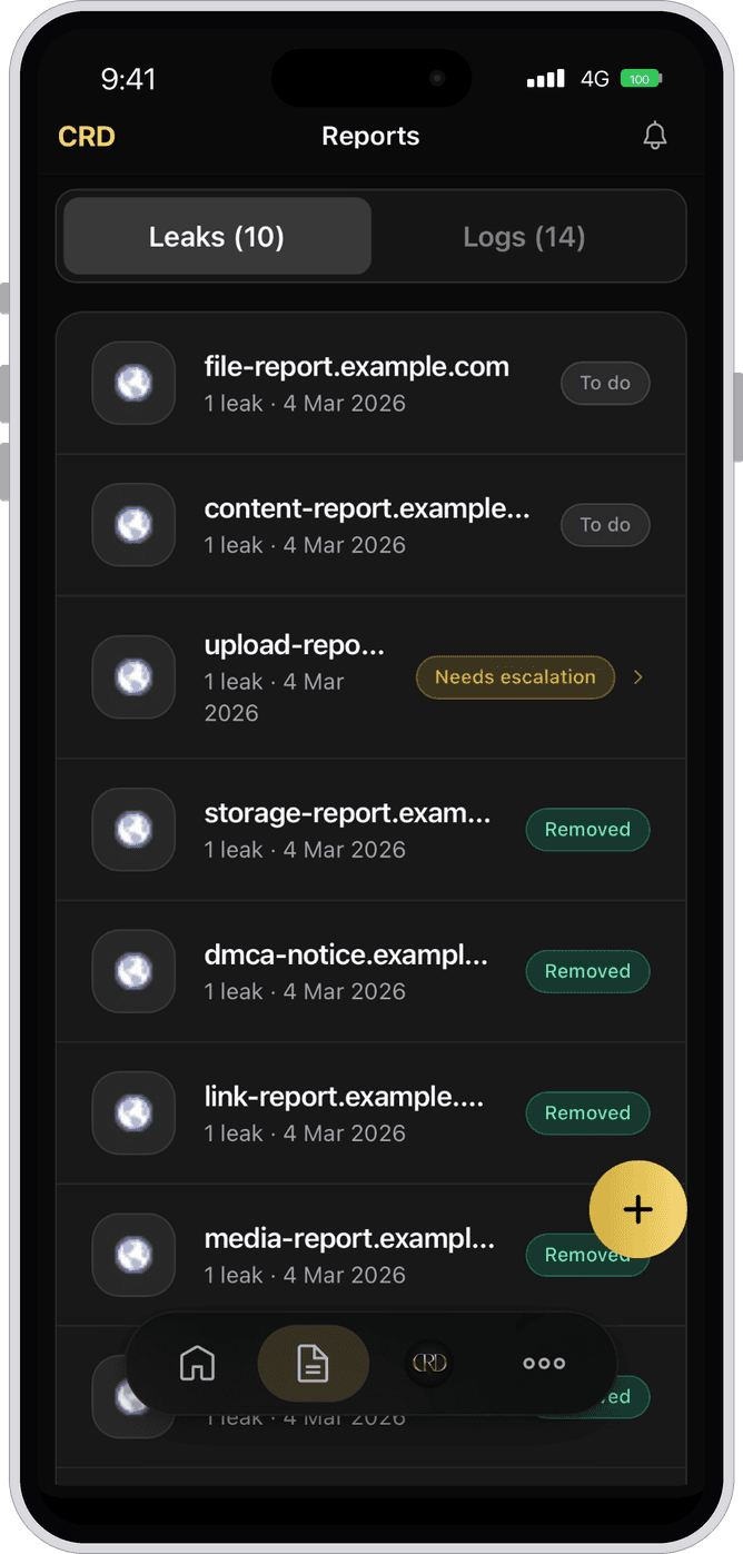 CRD App Reports