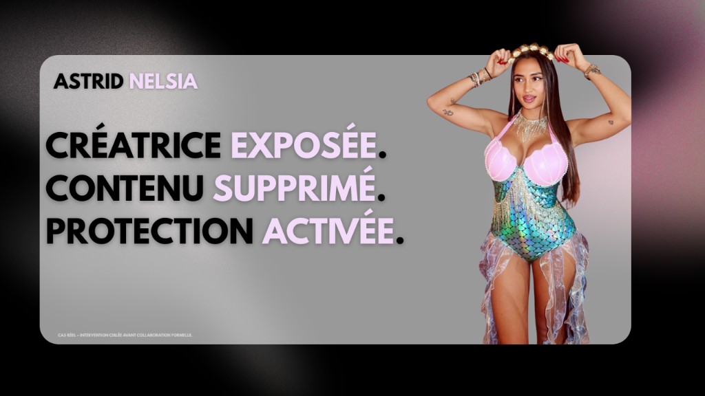 Creator exposed. Content removed. Protection activated.
