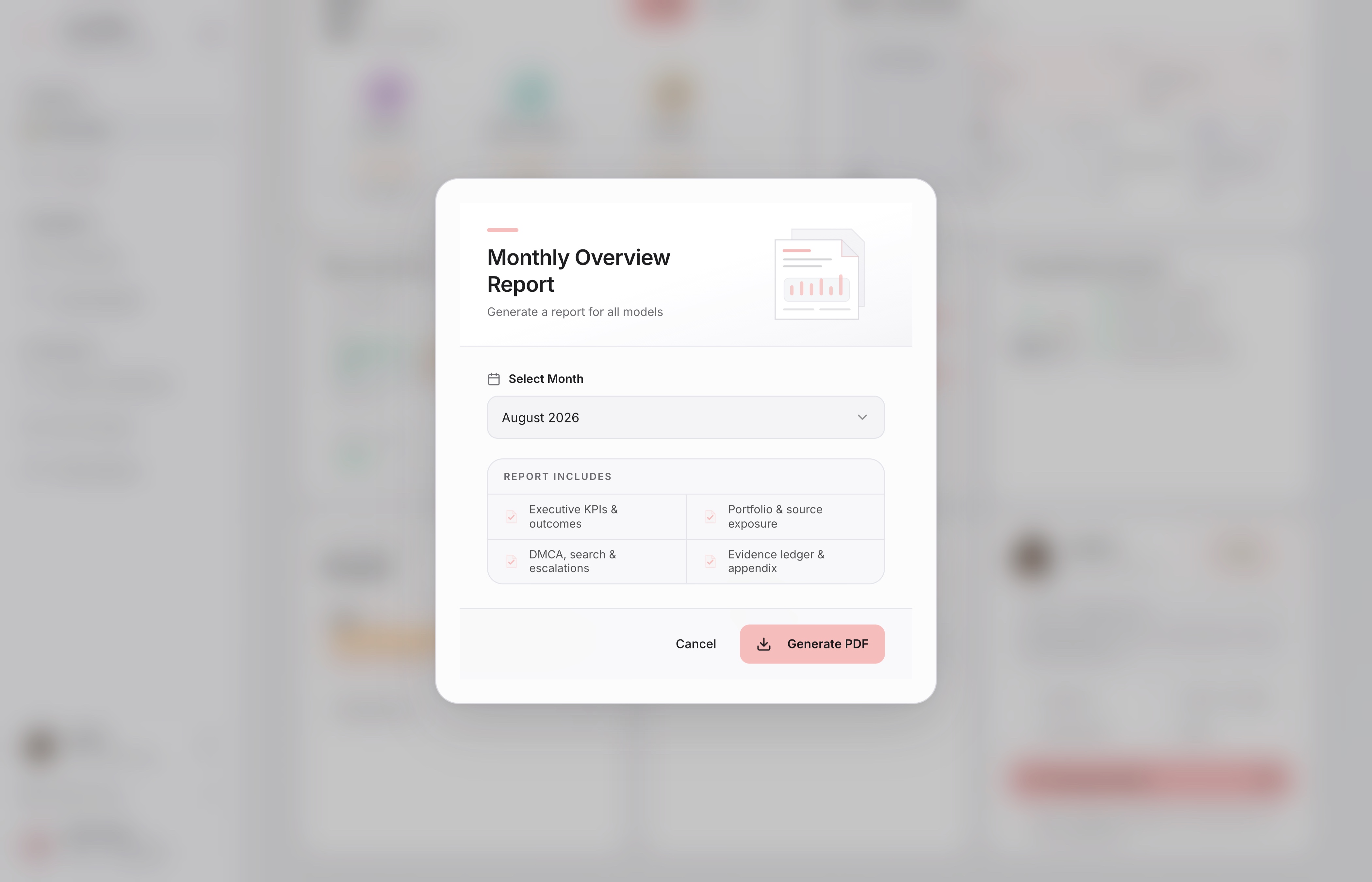 Génération d’un rapport agence CRD