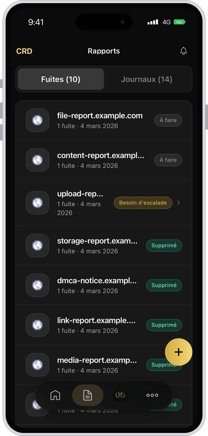 CRD App Reports