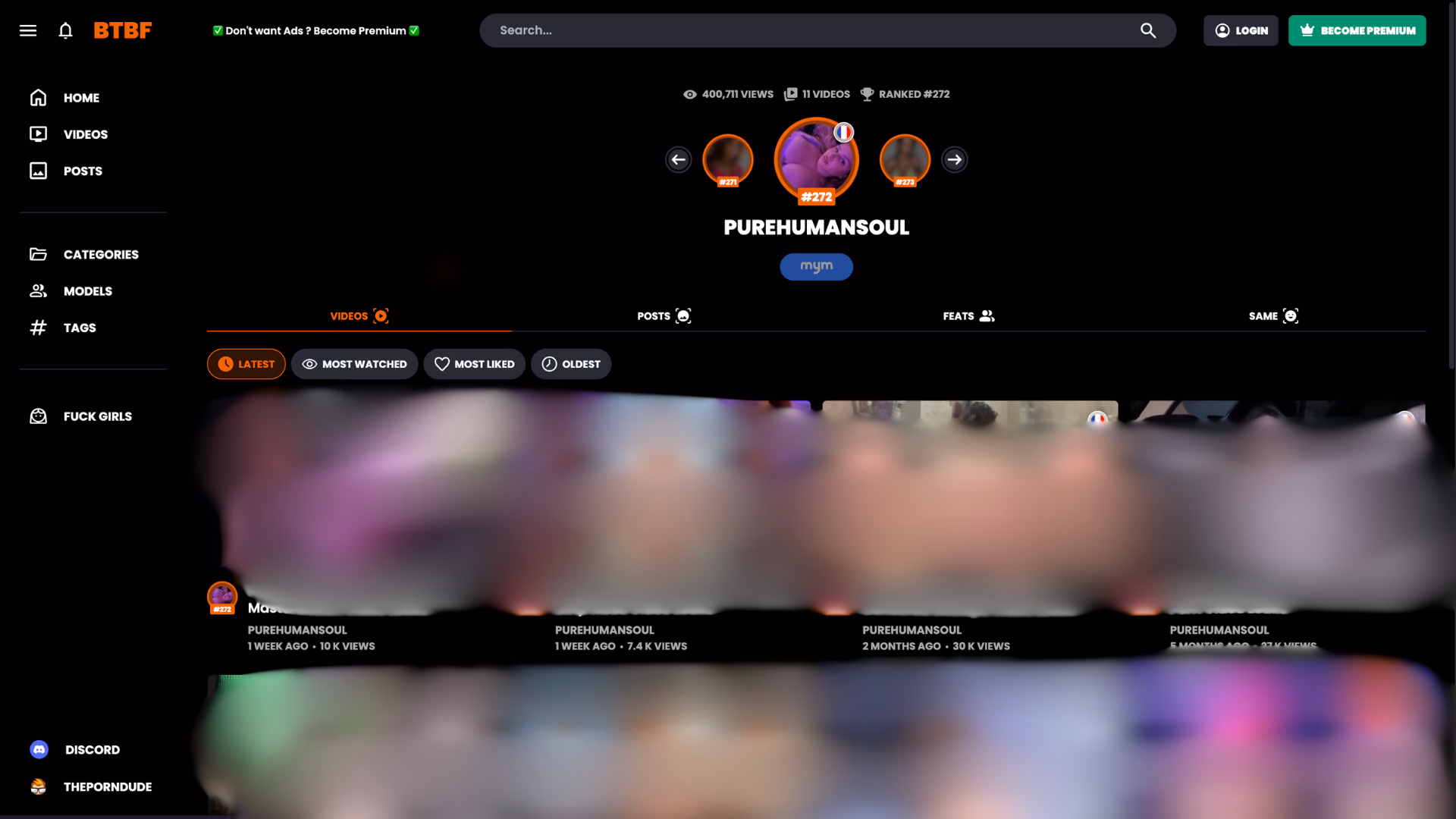 Borntobefuck.com page active