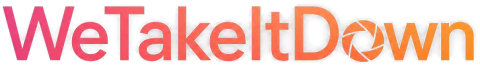 WeTakeItDown logo